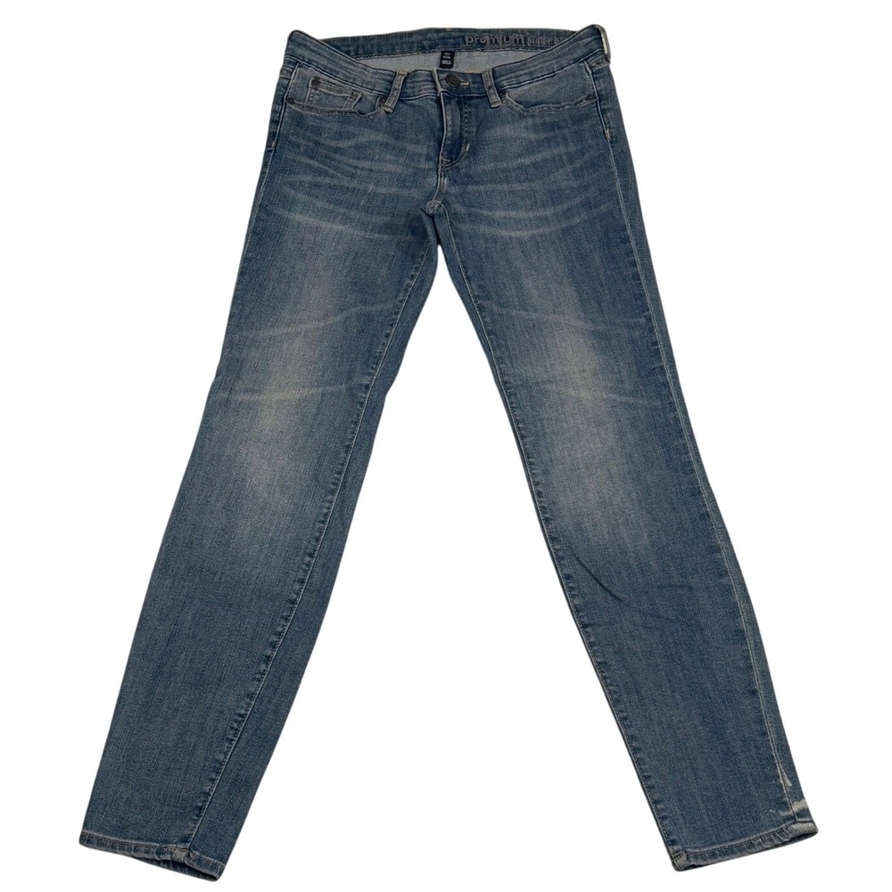 Gap Super Skinny Womens Jeans Medium Indigo Stretch Denim 6/28 - Picture 3 of 12